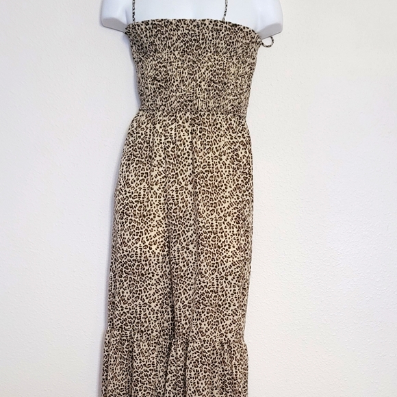 Leopard Wideleg Jumpsuit - Picture 1 of 5